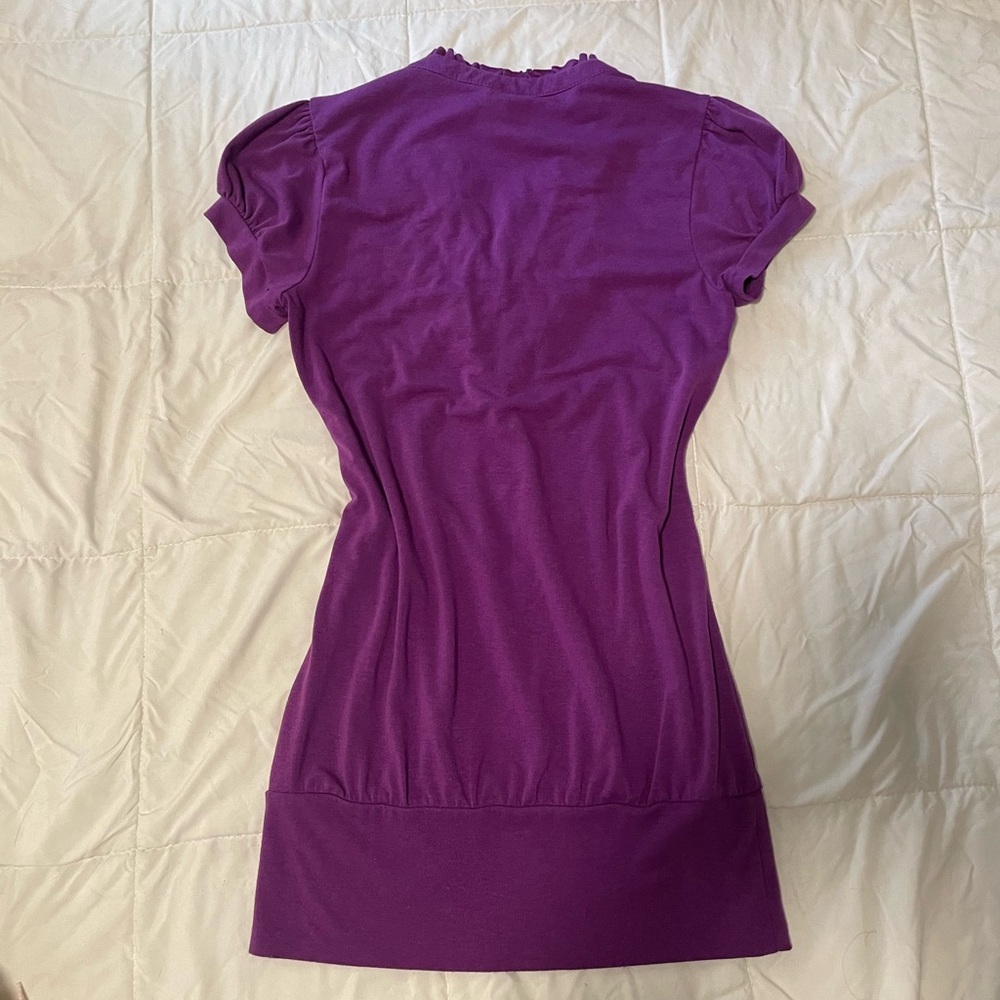 L8ter Purple Mini Dress - Picture 2 of 3